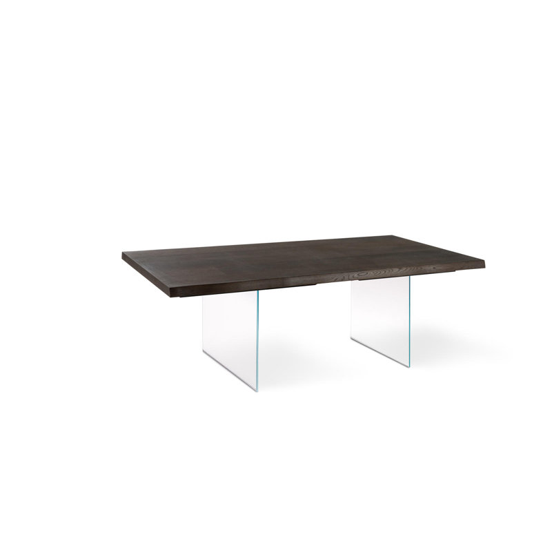 Daezon Extendable Oak Solid Wood Top Dining Table, 76cm H x 100cm W x 200cm L