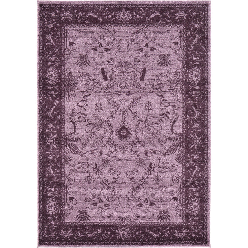 Godina Floral Indoor Rug, Rectangle 4'1" x 6'1"