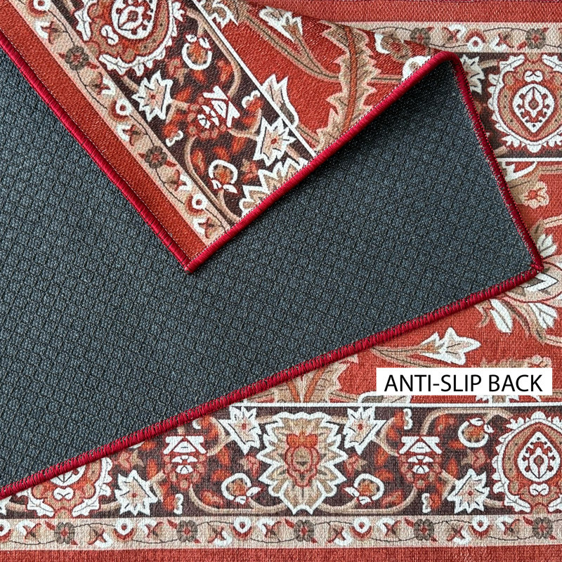 Custom Size Anatolian Mahal Red Rug, Runner 2'2" x 17'