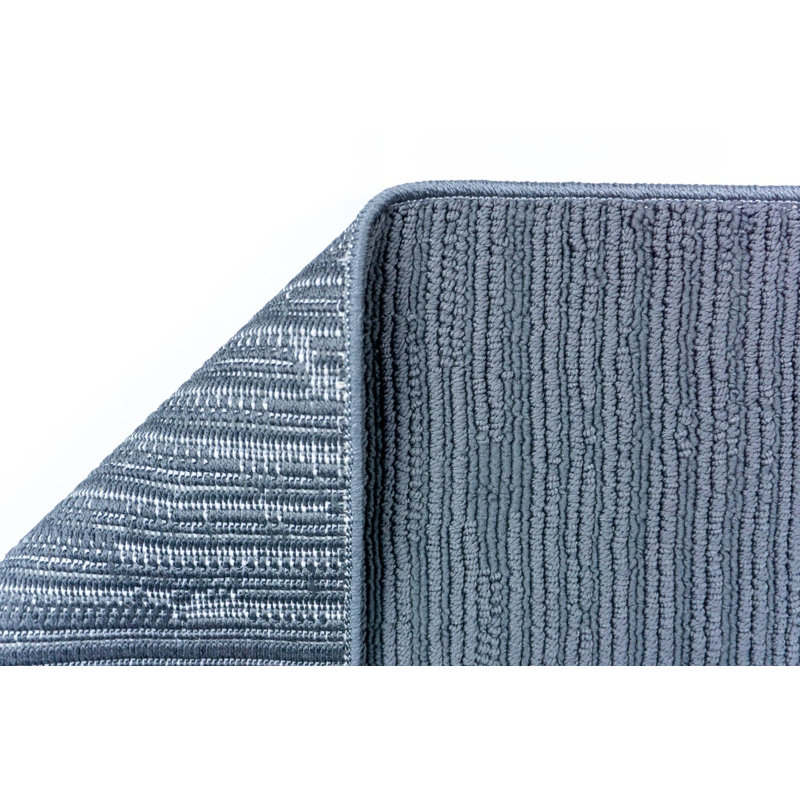 Tammi Anthracite Curly Soft Anti-Allergic Carpet, Rectangle 3' x 5'