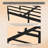 Bed Frame , Heavy Duty Metal Bed Frame, Quick & Easy Assembly, LED light, No Noise-867897803