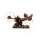 22" Wide Lone Pine 2 Light Right Wall Sconce