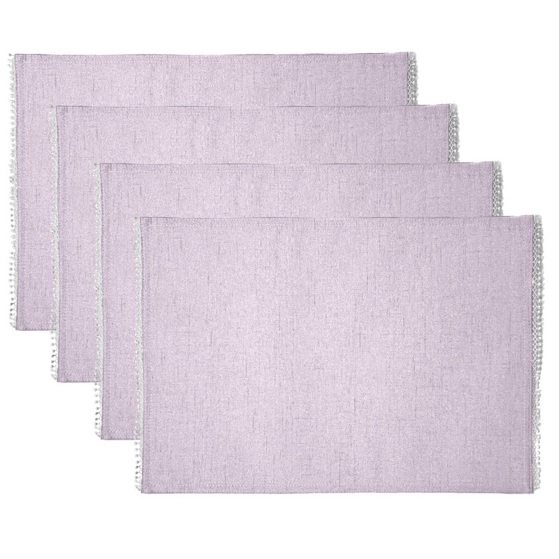 Lenox French Perle 13"x19" Placemats, Violet