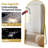 Arched Floor Mirror, 76"X34" Full Length Mirror Wall Mirrors Hanging Or Leaning Arched-Top Full Body Mirrors With Stand For Bedroom, Dressing Room, Gold-1071535492-1071535498