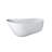 67" Solid Surface Soaking Bathtub With Overflow For Bathroom