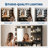 35.4-Inch Vanity with Mirror and Adjustable Lighting for Living Rooms and Apartments-1395736833