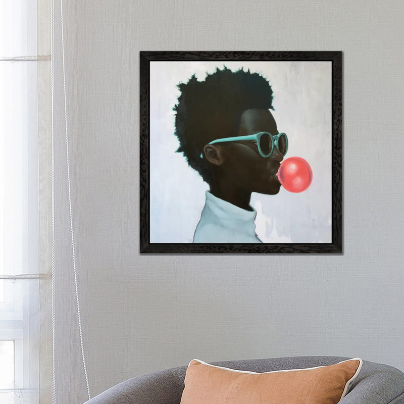 How Far Is A Light Year by Alexander Grahovsky - Print on Canvas, 93.98 cm H x 93.98 cm W, Black Framed