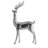 Fiberglass Floor Reindeer Christmas Sculpture With Mosaic Pattern-102186612