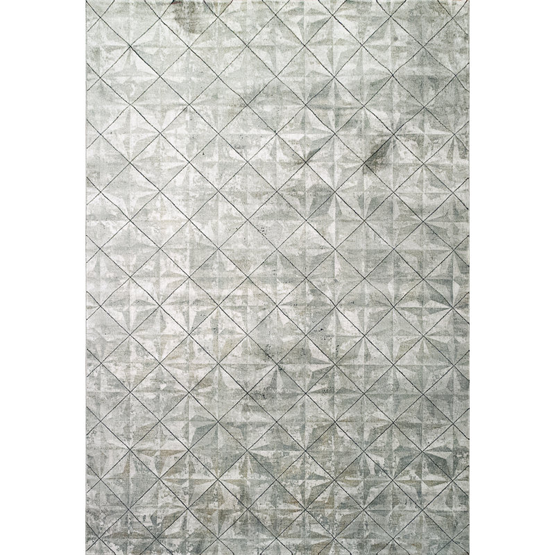 Tapis gris Elick, Rectangle 5 pi 3 po x 7 pi 7 po