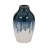 Clay Drip Vase in Blue and White - Decorative Vase, Home Accent and Floral Arrangements-1578183147
