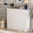 White Modular Kids Bookshelf With 10 Cubbies & Stable Base