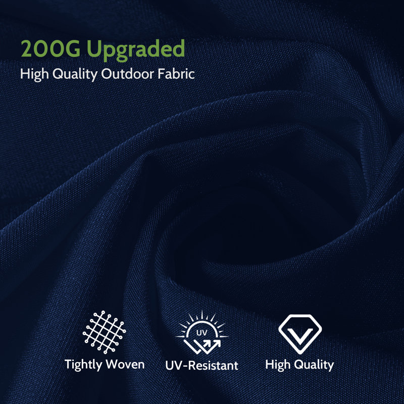 10Ft 3-Tier Solar Patio Umbrella，LED Lights Patio Umbrellas With 8 Sturdy Ribs,UV Protection For Garden Deck Backyard Pool