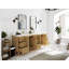 Ensemble de meuble-lavabo double 84 po