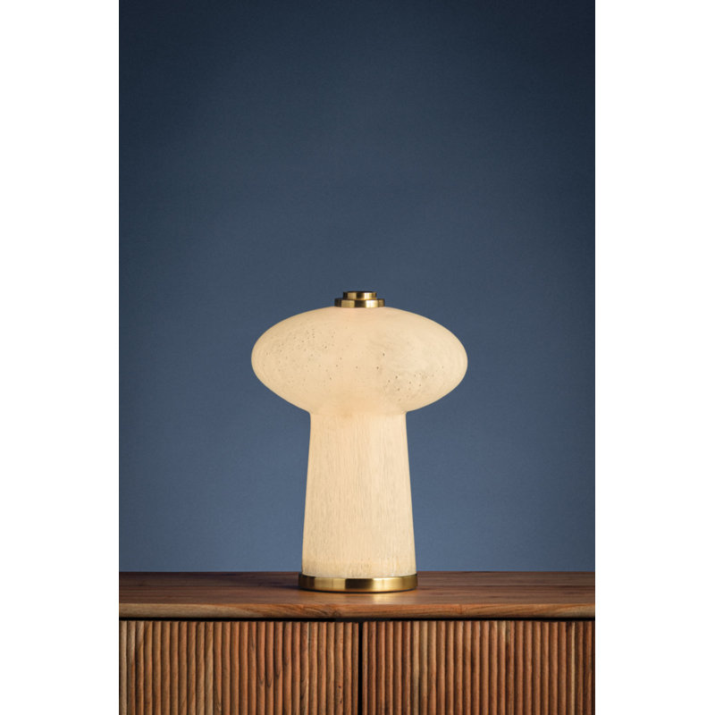 Fords Rechargeable Table Lamp in Aged Brass