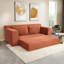 Convertible 2-in-1 Loveseat Sofa Bed With Memory Foam & Steel Frame-746238705
