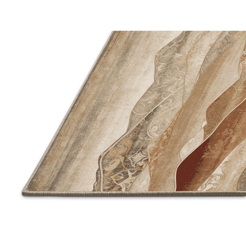 Cascading Drift Rug, Square 6'