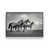 Cadre flottant en chrome poli