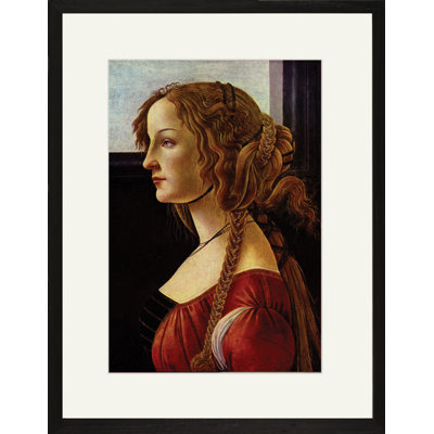 " Portrait Of Simonetta Vespucci " by Sandro Botticelli