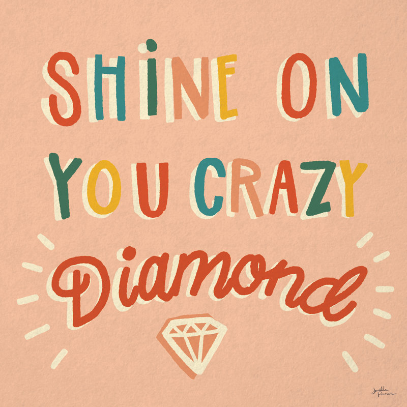 " Shine On I " by Janelle Penner, 12" H x 12" W, No, Wrapped Canvas