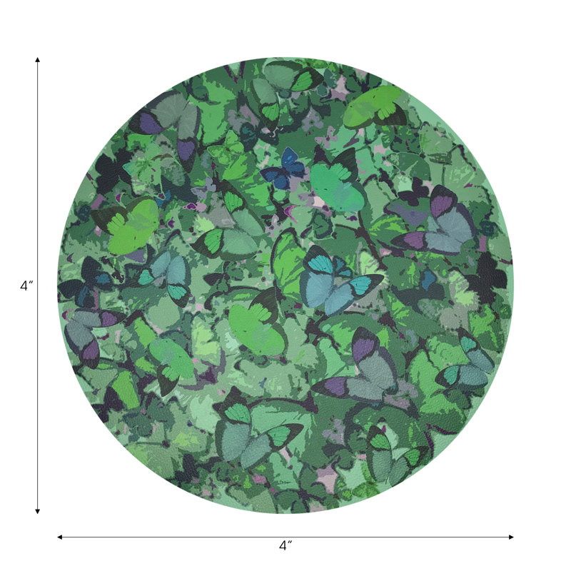 Sous-verres Mariposa, Vert
