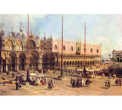 " Piazza San Marco " by Canaletto