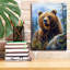 «Bear Portrait» par Momart, art mural sur toile-1564584385