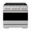 ZLINE 36 in. Marino Gas Range with 6 Burner DuoPro Cooktop and Gas Oven in Stainless Steel