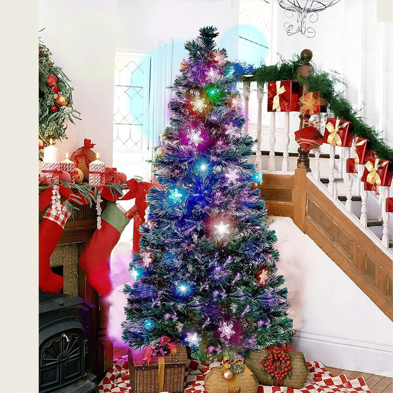 5.9' H Lighted Artificial Christmas Tree