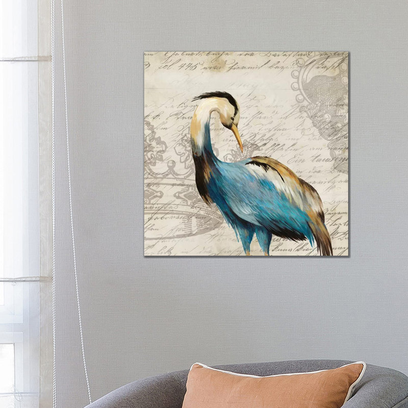 Heron I by Aimee Wilson - Wrapped Canvas Print, 66.04 cm H x 66.04 cm W x 3.175 cm D