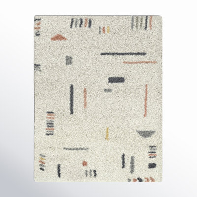 Morin Geometric Shag Area Rug