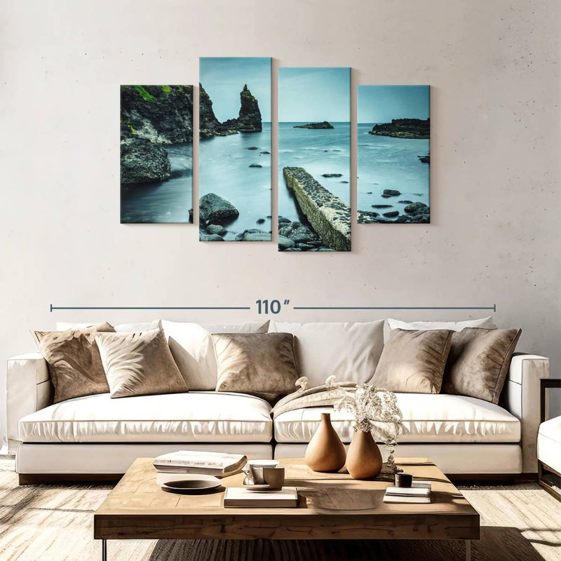 Nicci Portcoon Jetty, 48" H x 75" W