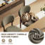 49 cm H Upholstered Chenille Dining Chair-1675753962