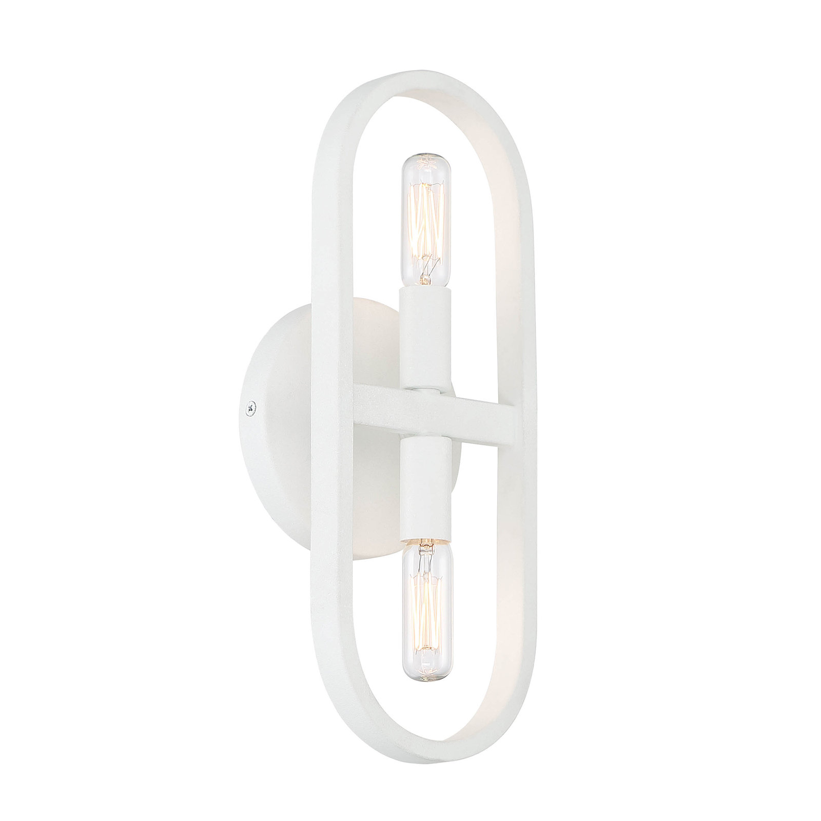 Envoy 2 Light Dimmable Armed Sconce, Matte White