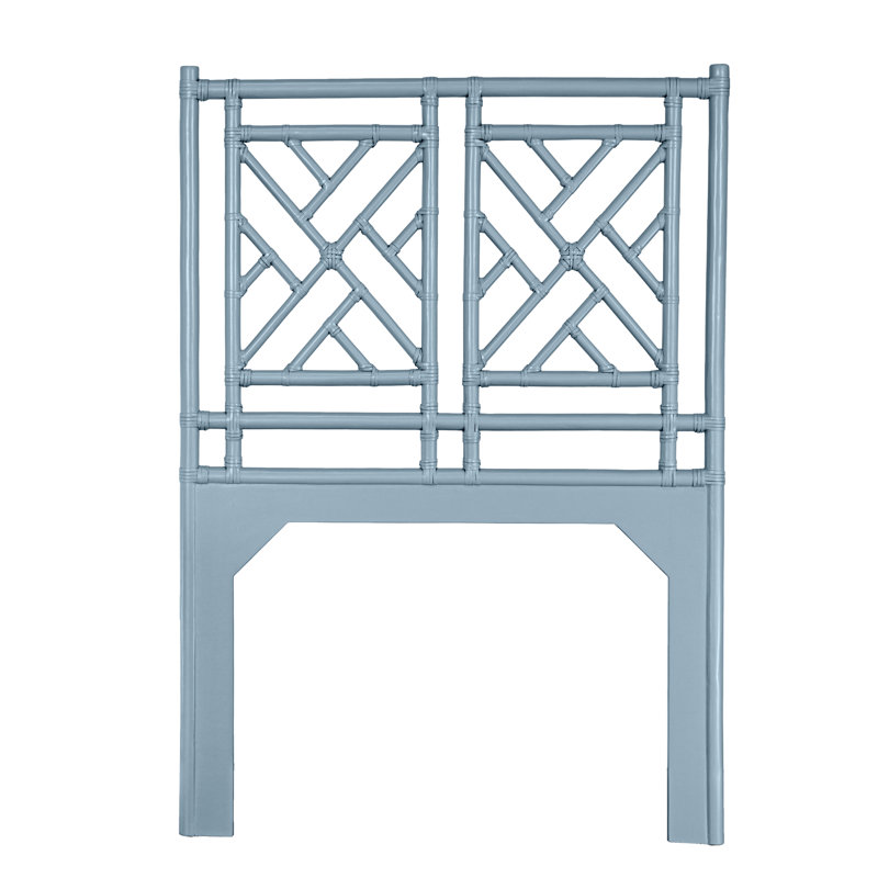 Chippendale Open-Frame Bed, Extra-long Twin, Pool Blue