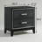 Weathered Black 2-drawer Nightstand-993903389