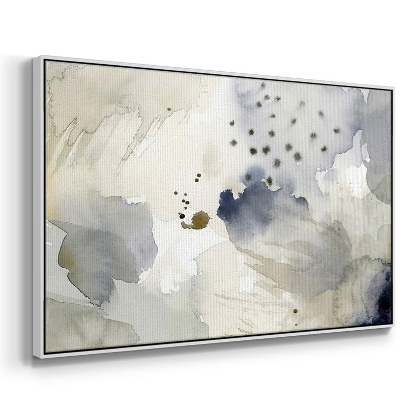 «Dried Bergamot In Mist II», reproduction d'art sur toile, H 25 po x l 37 po x P 2 po, Blanc