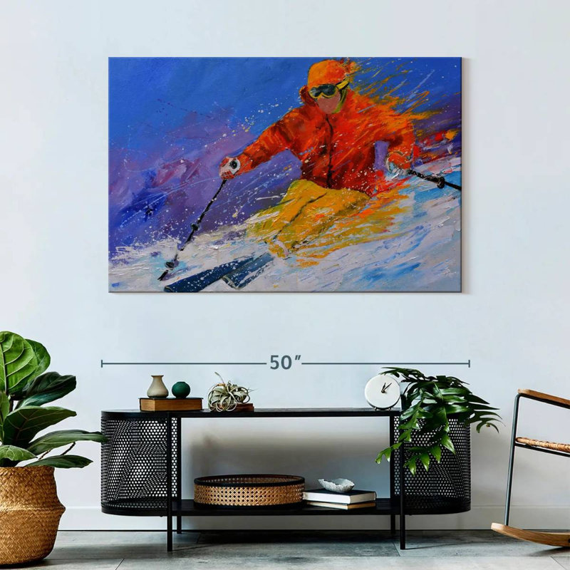 Sireci Expert Skiing, 32" H x 48" W