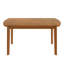 Ensemble de table de salle à manger Mid-Century moderne pour 4 personnes, table de salle à manger en bois massif et chaises en bois massif, table de salle à manger de style campagnard 5 pièces et 4 chaises rembourrées