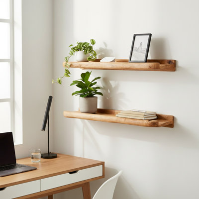 Ensemble de tablettes à rebord 24 po 24 po