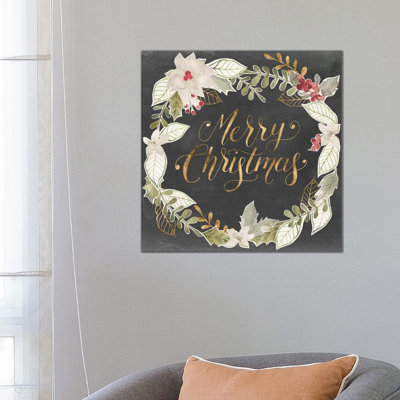 Gilded Christmas I by Grace Popp - Wrapped Canvas Print