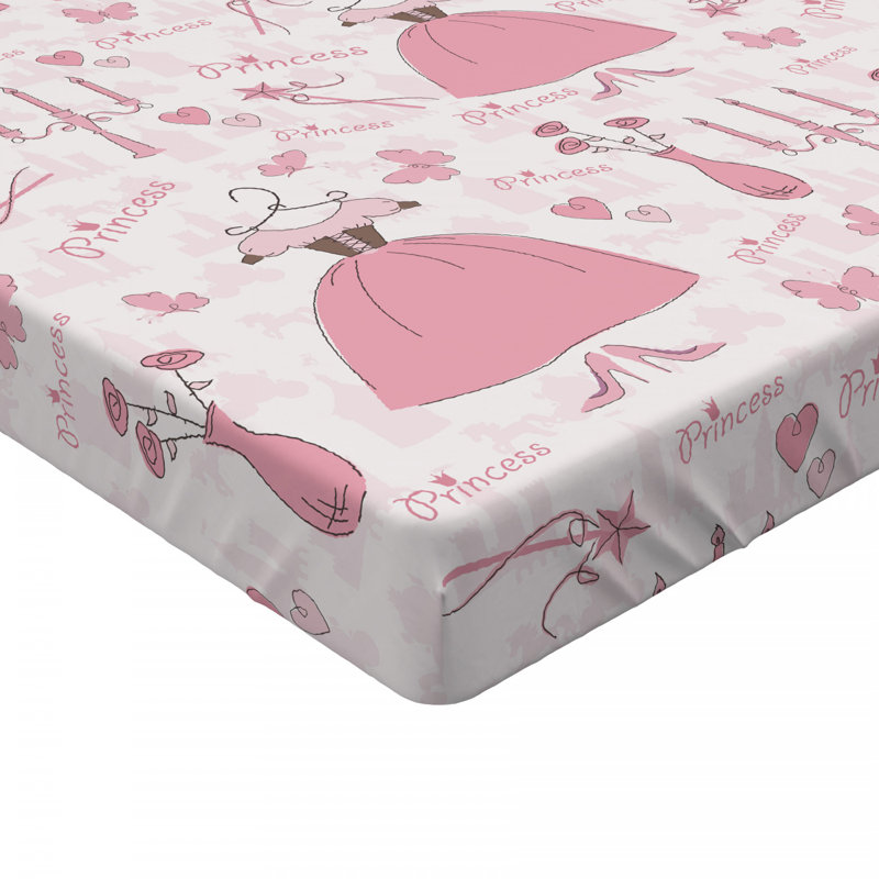 Princess Microfiber Fitted Sheet, Queen Fitted Sheet
