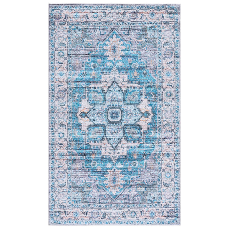 Msrw Tucson 113 Performance Machine Washable Oriental Rug, Rectangle 3' x 5'