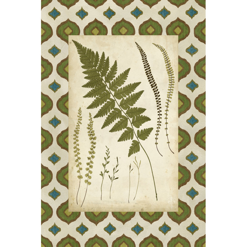 Moroccan Ferns II by Vision Studio - Wrapped Canvas Print, 46cm H x 30cm W x 3.8cm D