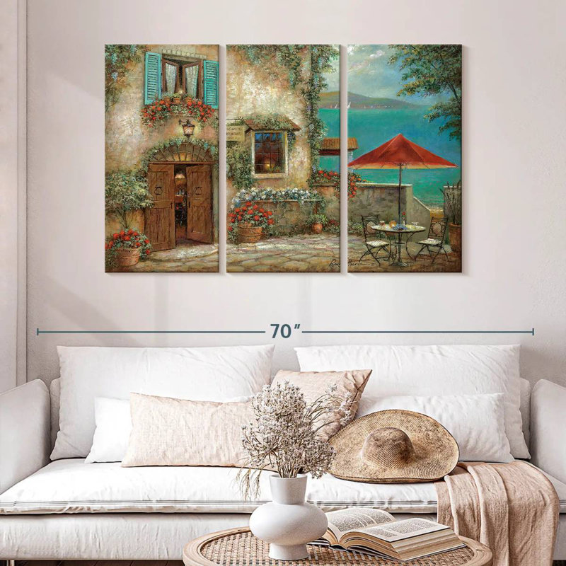 Gillard Ombrello Rosso, 32" H x 50" W