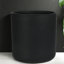 Large Black Planters Set Of 2, Magnesium Oxide Modern Rustic Home Patio