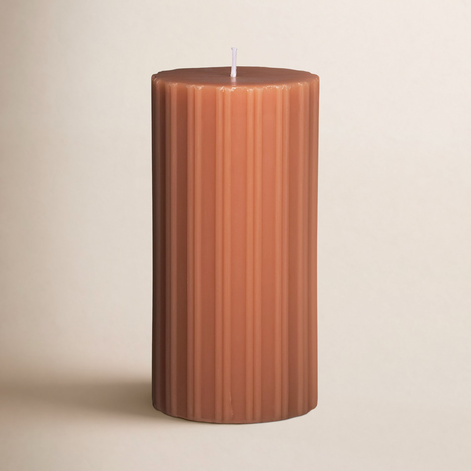 ILLUME Beautifully Done Medium Fragranced Pillar Candle, Blackberry Absinthe, Medium, Terra Tabac