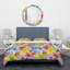 Ensemble de housse de couette à feuilles de fleurs designart-35228280