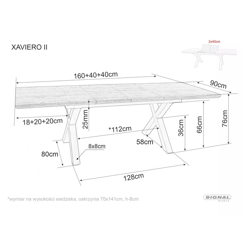 Adelee Metal Base Dining Table