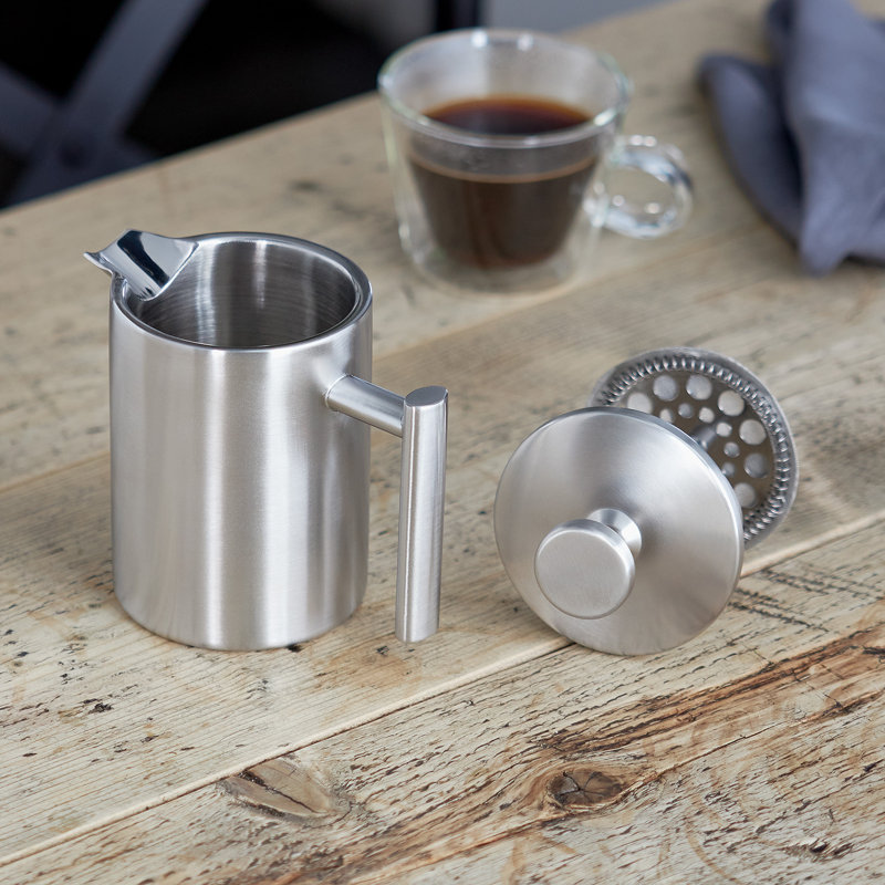 Stellar Coffee, Cup Double Walled Matt Cafetiere, 0.3 Litres, 16cm H x 16cm W x 10cm L