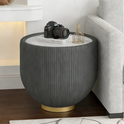Table d'appoint moderne et ronde